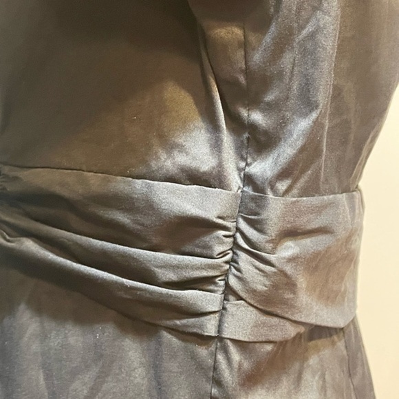 Ann Taylor blouse V Neck womens top pleated long sleeve NWT Sz 8 - Picture 9 of 11
